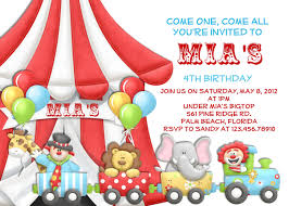 Carnival Birthday Invitations Free Printable Birthday Invitation Templates Bagvania