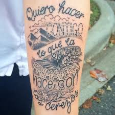 Discover inspirational words of wisdom from these 43 quote tattoos. 30 Amazing Spanish Tattoos With Meanings Ideas And Celebrities Body Art Guru