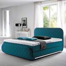 box spring boxspringbetten the box spring bed in turquoise with mattress 3 pieces is an absolute eye cat bedroom bed design bed furniture design bed design