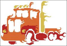Cross stitch fabrics, cross stitch kits, stitching supplies 9 Cross Stitch Patterns Trucks Ideas Cross Stitch Patterns Cross Stitch Stitch Patterns