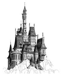 Detailed Pencil Architectural Drawings Architecture Drawing Castle Sketch Castle Drawing