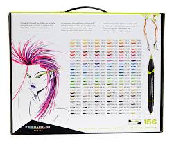 Prismacolor Double Ended Brush Marker Set 156