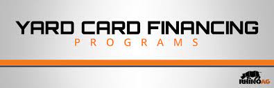 Maybe you would like to learn more about one of these? Rhino Ag Yard Card Financing Programs Hus Farm And Turf Equipment