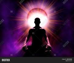 Spiritual meditation is the mindful practice of connection to something that is greater than oneself, but isn't limited to any particular faith. Universal Psychic Mind Image Photo Free Trial Bigstock