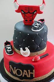 Royal Chicago Bulls Cake Birthday Cake With Photo Funny Birthday Cakes New Birthday Cake