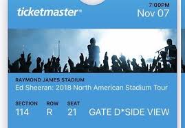 2 Ed Sheeran Concert Tickets Milwaukee Wi Oct 23rd 10 23
