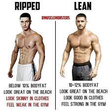Ripped Vs Lean By Musclemonsters Being Ripped Is All Well And Good Until You Have To Wear A Shirt Or Lift Heavy Tr Workout Lean Physique Fitness Motivation