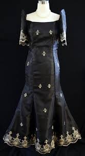 Mestiza Gown 5006 Modern Filipiniana Gown Filipiniana Dress Modern Filipiniana Dress