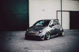 Recently Passed 500 Score Let S Celebrate With A Stanced Fiat 500 Abarth