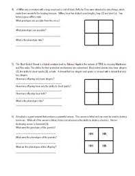 Monohybrid & test cross practice name: Magical Creatures Monohybrid Cross Practice Harry Potter Punnett Squares