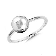 sterling silver solire ball ring