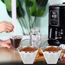 4.5 out of 5 stars 1,961. Upgrade Stainless Steel Reusable 4 Cone Permanent Coffee Filter Coffeefilter Hamilton Beach Coffee Maker Coffee Coffee Filter