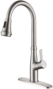 We did not find results for: Buy Kitchen Sink Faucet Hmegao High Arc 1 Or 3 Hole Solid Brass Single Handle Kitchen Faucet Pull Out Pull Down Sprayer Kitchen Sink Faucet Single Level Sink Faucet Brushed Nickel With Deck Plate
