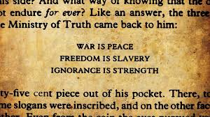 War Is Peace Freedom Is Slavery Ignorance Is Strength Page Number 1984 Georgeorwell Quote Scifi War Peace Freedom Slavery Ignorance Strength 1984 Quotes Orwell Quotes Orwell