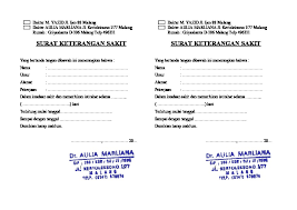 Hkn 56 kiat menjaga kesehatan saat pandemi rsud tanjung priok. Download Pdf Surat Dokter Pon2rvq223l0