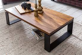 Couchtisch naturholz 35 cm hoch. Finebuy Couchtisch Holz Sofatisch Mit Metallgestell Wohnzimmertisch Tisch Ebay