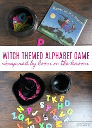 Arrange the wands and brooms on a plate and serve with a bowl of extra pretzels, additional cheese, and fresh fruit for a healthy room on the broom snack! Witch Themed Alphabet Hide And Seek Game For Halloween