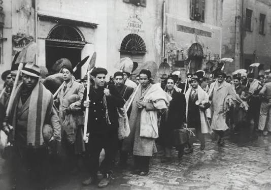 On December 9, 1942, the Jews of Tunis were rounded up by the Nazis, who  had invaded Tunisia the month before during WWII. 5,000 Tunisian Jews were  eventually rounded up and sent