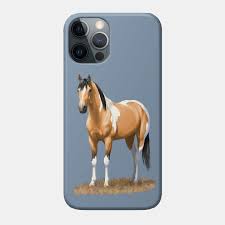 Dorsal striping alone does not mean the horse is dun. Beautiful Buckskin Pinto Quarter Horse Paint Stallion Horses Phone Case Teepublic