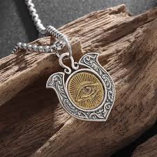 Gold Stainless Steel Egyptian Ankh Cross Eye Pendant Gold With Eye Of Horus  Design Iced Out Bling For Women/Men Egypt Jewelry 201014 From Xue08, $9.99  | Dhgate.Com