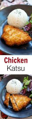 Chicken Katsu Is Japanese Fried Chicken Cutlet With Bread Crumbs Panko Easy Chicken Katsu Recipe Served With Tonkatsu Recipes Cooking Recipes Chicken Recipes