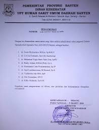 No kegiatan 1 pengumuman rekrutmen 2 pendaftaran online 3 seleksi administrasi dan wawancara. Informasi Umum Rsu Banten Rumah Sakit Umum Daerah Provinsi Banten