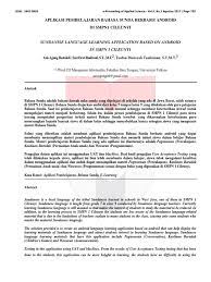Ucapan lebaran dalam bahasa sunda ini bisa diberikan untuk orang terkasih, keluarga, kerabat, teman, kolega, hingga atasan yang berasal dari tanah sunda atau pun yang memahami bahasa sunda. 17 06 357 Jurnal Eproc