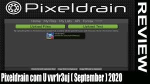 Yap, disini hanya sekedar informasi semata ya sobat. Download Pixeldrain Com U Vvr1r3uj September 2020 Watch V