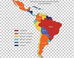 Blank map of central and south america. Latin America South America United States Caribbean Central America Png Clipart Americas Area Blank Map Brazil