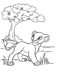 The lion and the mouse. Free Printable Lion Coloring Pages For Kids