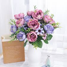 Maybe you would like to learn more about one of these? Sale Two Color Peony Daisy Rich Elegant Decorative Flower Simulation Flower Artificial Flowers Living Room Decoration Artificial Plants Shopee Thailand