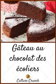 Gateau Au Chocolat Des Ecoliers La Recette Facile Gateau Chocolat Facile Gateau Chocolat Gateaux Et Desserts
