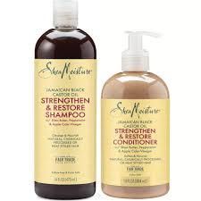 Amazon.Com : Shea Moisture Jamaican Black Castor Oil Clarifying Shampoo &  Conditioner - Strengthen & Restore Sulfate-Free Shampoo & Conditioner Set  With Shea Butter, Acv, And Peppermint Oil For Hair (2 Piece