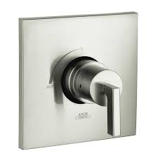 Hansgrohe Axor Citterio 1 Handle Pressure Balance Valve Trim Kit In Brushed Nickel Valve Not Included 39414821 Faucet Faucet Handles Brushed Nickel