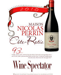 Maison Nicolas Perrin Cote Rotie 2010 93 Points Wine Spectator Wine Pairing Wine Wine Food Pairing