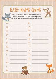 Since (no surprise!) the baby boom in the late '40s and '50s. Baby Name Baby Shower Game Forest Animals Woodland Baby Shower Theme Celebrate Life Crafts