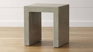 Mason Side Table Side Table Concrete Table Concrete Wood