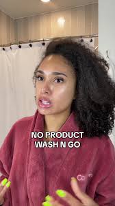 No Product Wash and Go Experiment