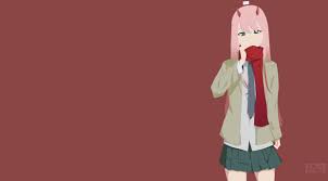 Check out this fantastic collection of zero two phone wallpapers, with 58 zero two phone background images for your desktop, phone or tablet. 640x960 Zero Two Minimalist Iphone 4 Iphone 4s Wallpaper Hd Anime 4k Wallpapers Images Photos And Background