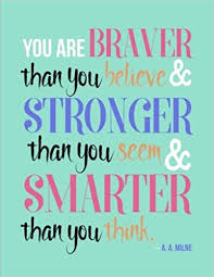 Some people care too much. You Are Braver Than You Believe And Stronger Than You Seem And Smarter Than You Think A A Milne Notebook Composition Book Journal 8 5 X 11 Large Joy Tree Journals 9781537396552 Amazon Com Books