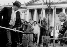 He is known for his performances, sculptures, environments, vitrines, prints, posters, and thousands of drawings. Joseph Beuys Social Sculpture