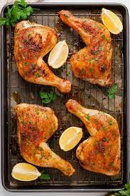 Calculate how long to roast the chicken. Chicken Leg Quarters Recipe Food Doodles