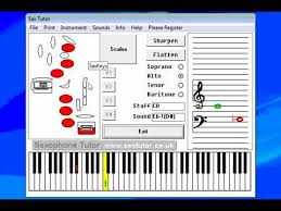 Saxtutor Software Based Saxophone Scales And Finger Chart