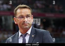 Krakow, Poland. 14th July, 2024. Jakub Kochanowski of Poland seen in action  during Hubert Wagner Memorial 2024 volleyball match between Poland and  Slovenia at Tauron Arena. Final score; Poland 3:1 (25:20, 26:28,