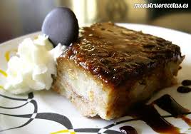 Pudin De Pan Con Platano Y Caramelo En 2020 Pudin De Pan Pudin Puding De Pan