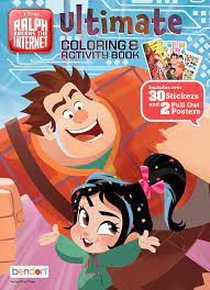 Say hello to old friends, such as vanellope von schweetz, and meet tons of characters. Amazon Com Wreck It Ralph Ultimate Coloring Activity Book 43796 Bendon Toys Games