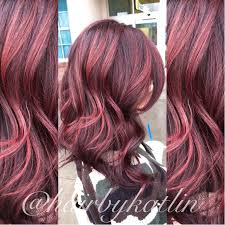 Black And Red Balayage Short Hair Red Violet Balayage Short Hair Balayage Hair Styles Red Violet Hair