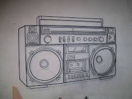 Want to see the world's best boombox tattoo designs? Boombox By Hierroglyphic1 Via Flickr Boombox Drawing Boombox Art Radio Drawing