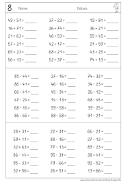 Kopfrechnen Nach Den Ferien Matheaufgaben Arbeitsblatter Zum Ausdrucken Mathe 2 Klasse
