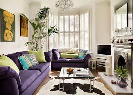 Plum & grey living room. How To Match A Purple Sofa To Your Living Room Decor